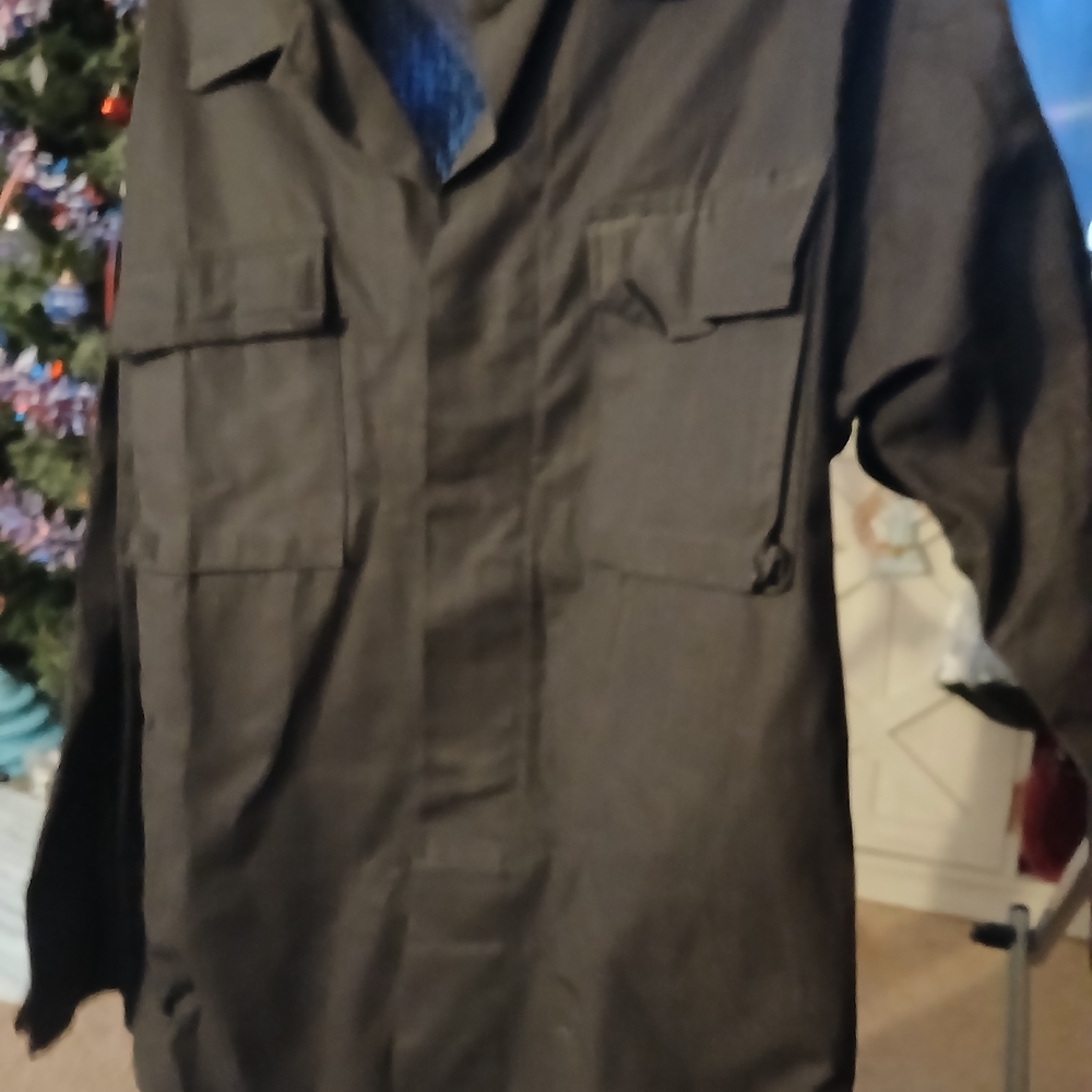 Men's Classic Dark Gray Button Down Shirt